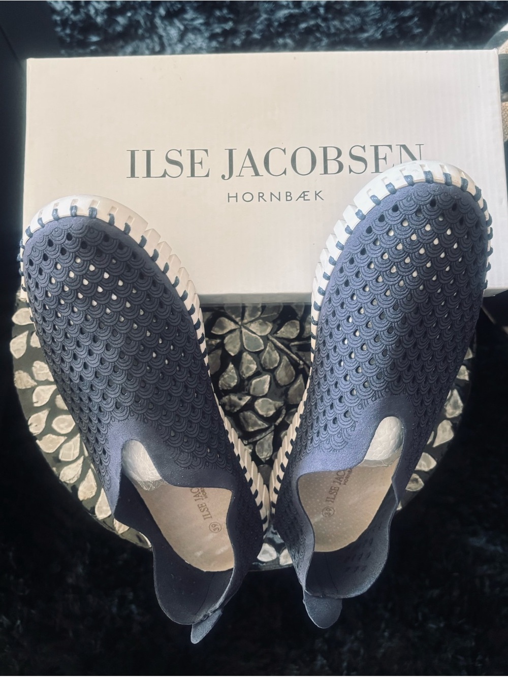 Mesh slip on ILSE JACOBSEN loafers - Picture 2 of 4